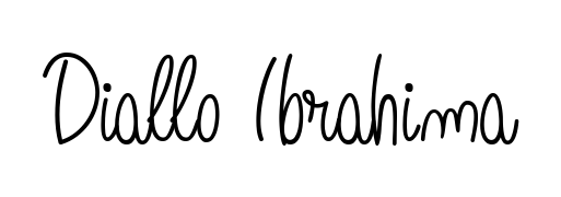 The Angelique-Rose-font-FFP typeface gives name Diallo Ibrahima a refined look. Suitable for certificates, diplomas, and official verification. Diallo Ibrahima signature style 5 images and pictures png