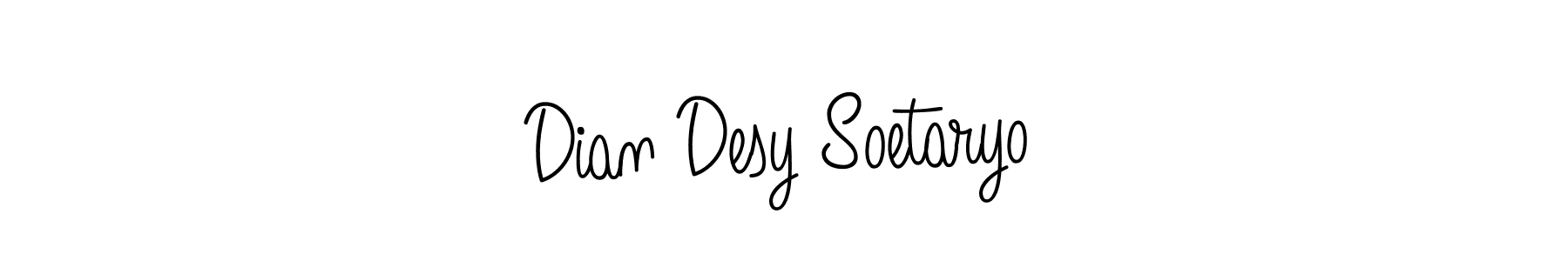 Similarly Angelique-Rose-font-FFP is the best handwritten signature design. Signature creator online .You can use it as an online autograph creator for name Dian Desy Soetaryo. Dian Desy Soetaryo signature style 5 images and pictures png