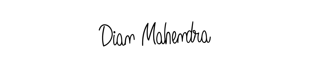How to Draw Dian Mahendra signature style? Angelique-Rose-font-FFP is a latest design signature styles for name Dian Mahendra. Dian Mahendra signature style 5 images and pictures png