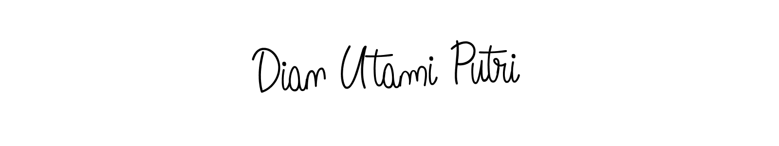 Also You can easily find your signature by using the search form. We will create Dian Utami Putri name handwritten signature images for you free of cost using Angelique-Rose-font-FFP sign style. Dian Utami Putri signature style 5 images and pictures png