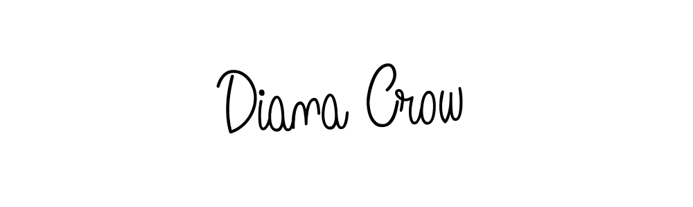 Angelique-Rose-font-FFP is a professional signature style that is perfect for those who want to add a touch of class to their signature. It is also a great choice for those who want to make their signature more unique. Get Diana Crow name to fancy signature for free. Diana Crow signature style 5 images and pictures png
