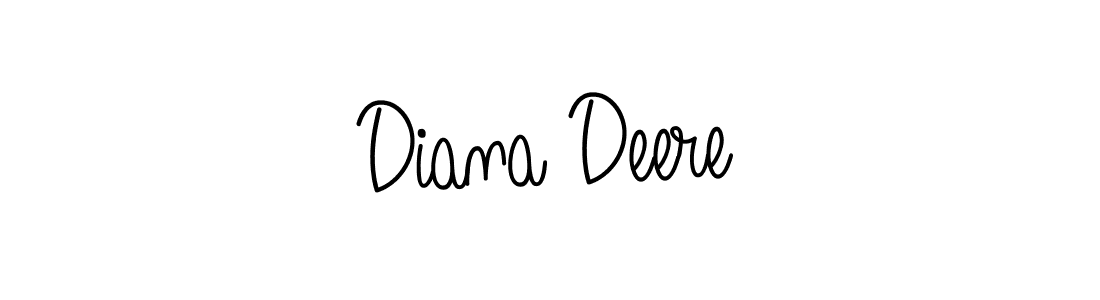 Make a beautiful signature design for name Diana Deere. With this signature (Angelique-Rose-font-FFP) style, you can create a handwritten signature for free. Diana Deere signature style 5 images and pictures png