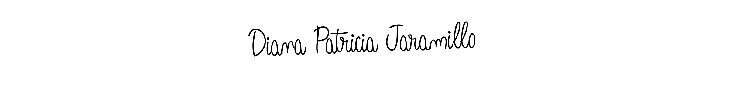 Create a beautiful signature design for name Diana Patricia Jaramillo. With this signature (Angelique-Rose-font-FFP) fonts, you can make a handwritten signature for free. Diana Patricia Jaramillo signature style 5 images and pictures png