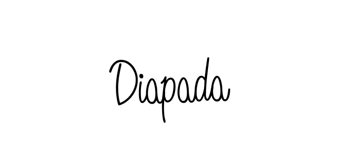 Angelique-Rose-font-FFP is a professional signature style that is perfect for those who want to add a touch of class to their signature. It is also a great choice for those who want to make their signature more unique. Get Diapada name to fancy signature for free. Diapada signature style 5 images and pictures png