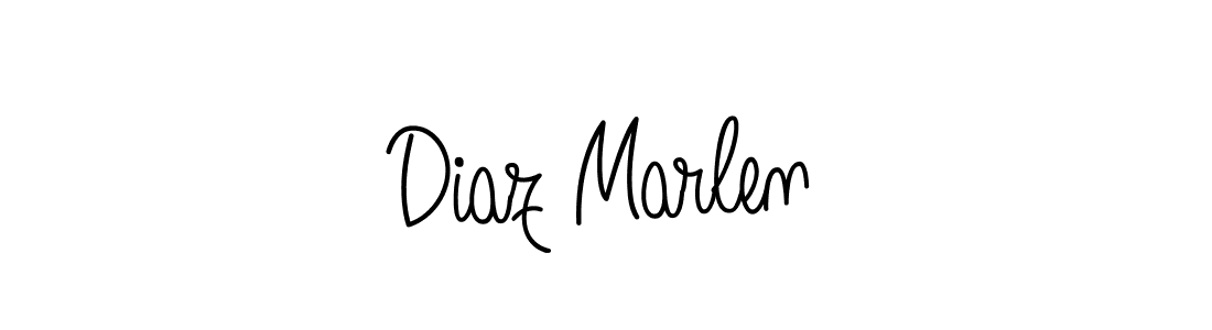 Also we have Diaz Marlen name is the best signature style. Create professional handwritten signature collection using Angelique-Rose-font-FFP autograph style. Diaz Marlen signature style 5 images and pictures png