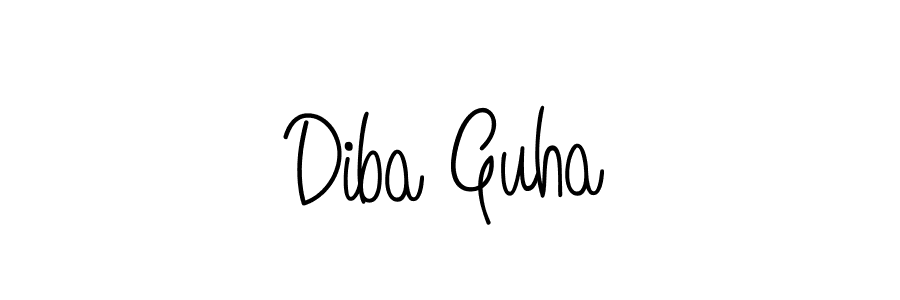 Best and Professional Signature Style for Diba Guha. Angelique-Rose-font-FFP Best Signature Style Collection. Diba Guha signature style 5 images and pictures png