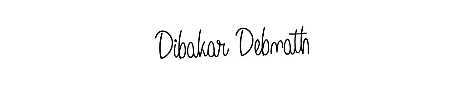 You should practise on your own different ways (Angelique-Rose-font-FFP) to write your name (Dibakar Debnath) in signature. don't let someone else do it for you. Dibakar Debnath signature style 5 images and pictures png