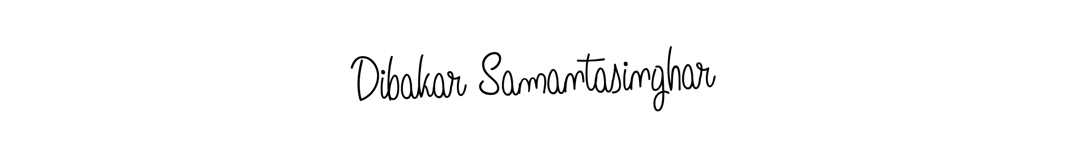 Make a beautiful signature design for name Dibakar Samantasinghar. With this signature (Angelique-Rose-font-FFP) style, you can create a handwritten signature for free. Dibakar Samantasinghar signature style 5 images and pictures png