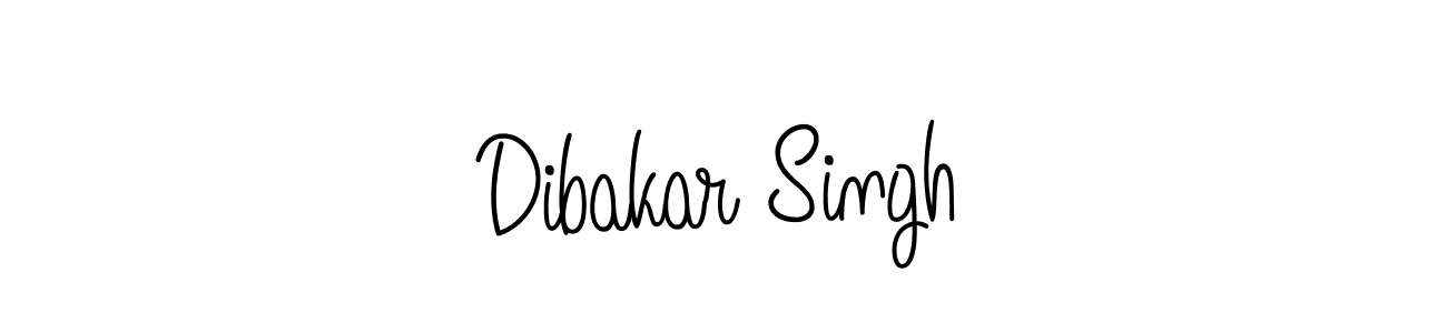 Use a signature maker to create a handwritten signature online. With this signature software, you can design (Angelique-Rose-font-FFP) your own signature for name Dibakar Singh. Dibakar Singh signature style 5 images and pictures png