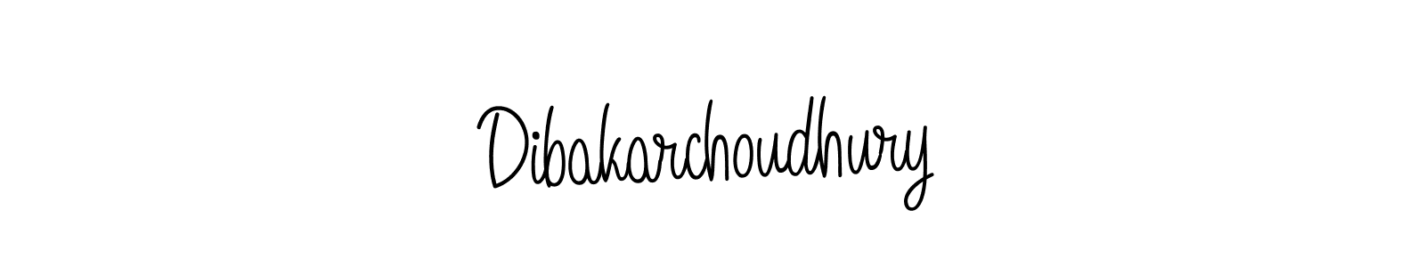Design your own signature with our free online signature maker. With this signature software, you can create a handwritten (Angelique-Rose-font-FFP) signature for name Dibakarchoudhury. Dibakarchoudhury signature style 5 images and pictures png