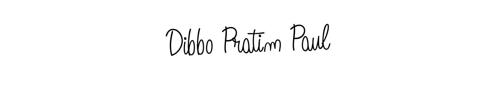 Design your own signature with our free online signature maker. With this signature software, you can create a handwritten (Angelique-Rose-font-FFP) signature for name Dibbo Pratim Paul. Dibbo Pratim Paul signature style 5 images and pictures png