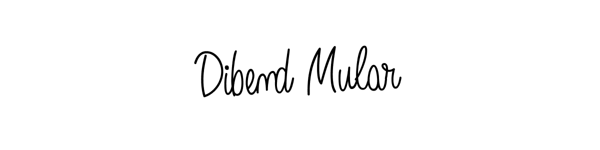 Design your own signature with our free online signature maker. With this signature software, you can create a handwritten (Angelique-Rose-font-FFP) signature for name Dibend Mular. Dibend Mular signature style 5 images and pictures png