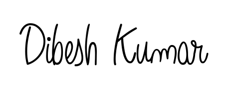 Create your official email sign-off with Dibesh Kumar name in Angelique-Rose-font-FFP style. Crisp, clean, and perfectly legible across all screens. Dibesh Kumar signature style 5 images and pictures png