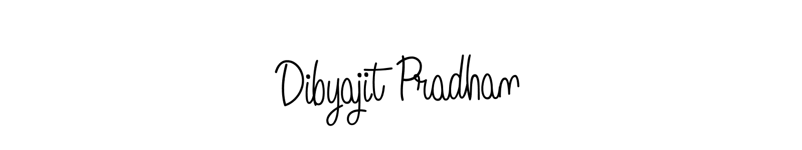 How to make Dibyajit Pradhan signature? Angelique-Rose-font-FFP is a professional autograph style. Create handwritten signature for Dibyajit Pradhan name. Dibyajit Pradhan signature style 5 images and pictures png