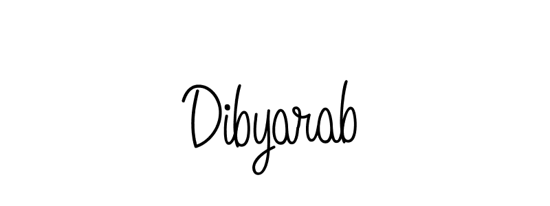 Create a beautiful signature design for name Dibyarab. With this signature (Angelique-Rose-font-FFP) fonts, you can make a handwritten signature for free. Dibyarab signature style 5 images and pictures png