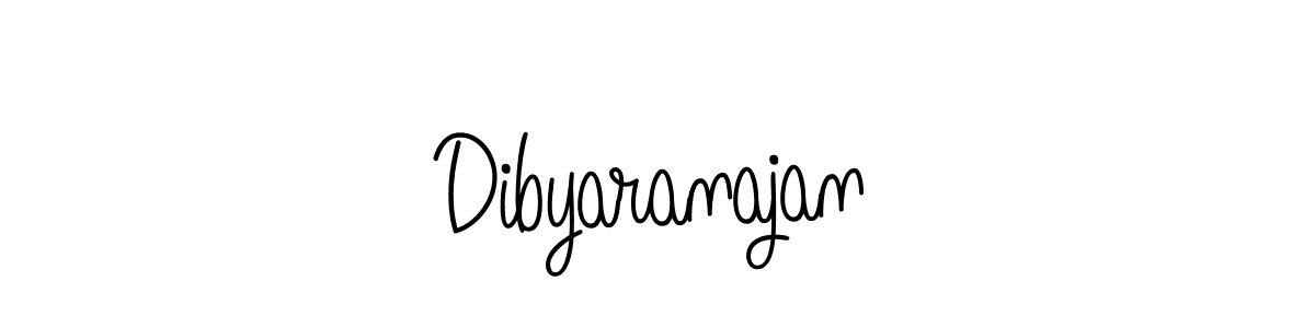 How to make Dibyaranajan name signature. Use Angelique-Rose-font-FFP style for creating short signs online. This is the latest handwritten sign. Dibyaranajan signature style 5 images and pictures png