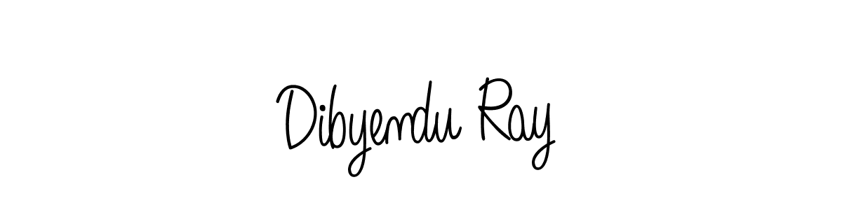 How to make Dibyendu Ray signature? Angelique-Rose-font-FFP is a professional autograph style. Create handwritten signature for Dibyendu Ray name. Dibyendu Ray signature style 5 images and pictures png