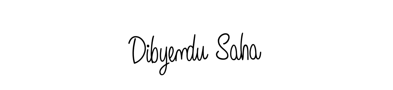Also we have Dibyendu Saha name is the best signature style. Create professional handwritten signature collection using Angelique-Rose-font-FFP autograph style. Dibyendu Saha signature style 5 images and pictures png
