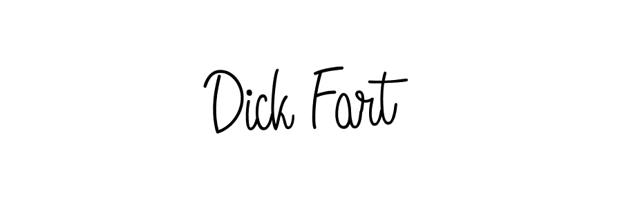 Make a beautiful signature design for name Dick Fart. With this signature (Angelique-Rose-font-FFP) style, you can create a handwritten signature for free. Dick Fart signature style 5 images and pictures png