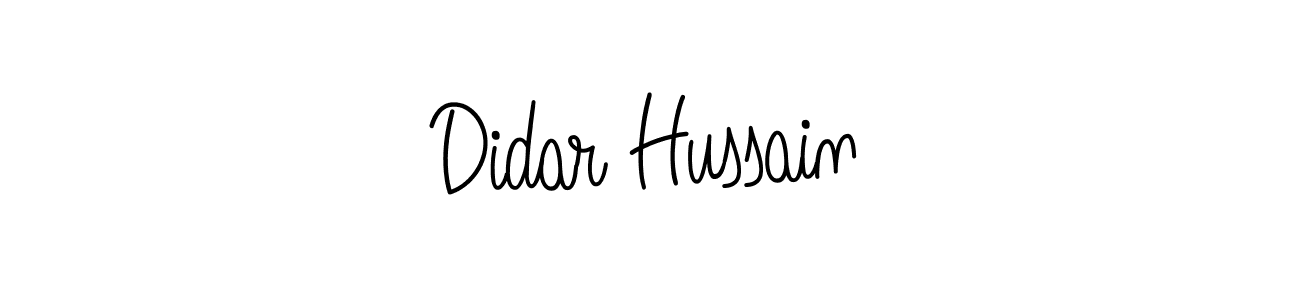 Create a beautiful signature design for name Didar Hussain. With this signature (Angelique-Rose-font-FFP) fonts, you can make a handwritten signature for free. Didar Hussain signature style 5 images and pictures png