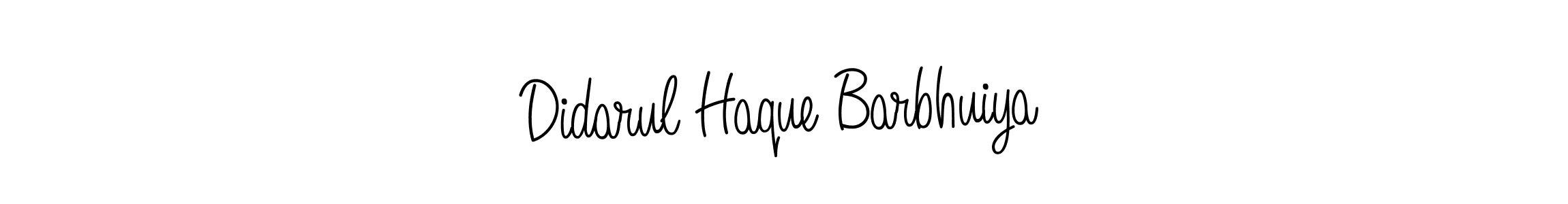 Design your own signature with our free online signature maker. With this signature software, you can create a handwritten (Angelique-Rose-font-FFP) signature for name Didarul Haque Barbhuiya. Didarul Haque Barbhuiya signature style 5 images and pictures png