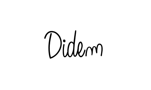 How to make Didem signature? Angelique-Rose-font-FFP is a professional autograph style. Create handwritten signature for Didem name. Didem signature style 5 images and pictures png