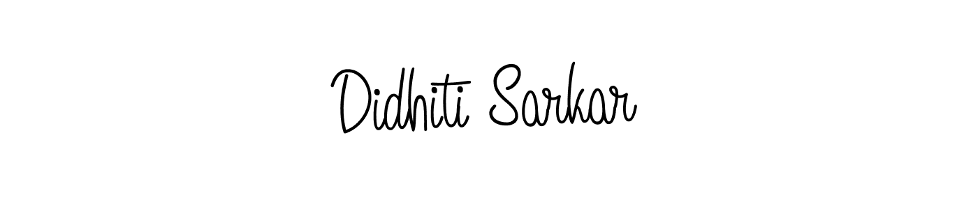 The best way (Angelique-Rose-font-FFP) to make a short signature is to pick only two or three words in your name. The name Didhiti Sarkar include a total of six letters. For converting this name. Didhiti Sarkar signature style 5 images and pictures png