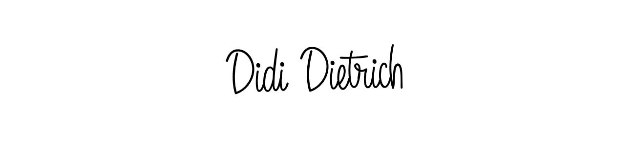 Use a signature maker to create a handwritten signature online. With this signature software, you can design (Angelique-Rose-font-FFP) your own signature for name Didi Dietrich. Didi Dietrich signature style 5 images and pictures png