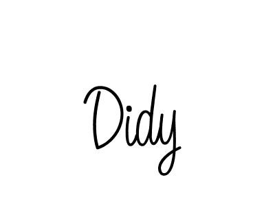 Use a signature maker to create a handwritten signature online. With this signature software, you can design (Angelique-Rose-font-FFP) your own signature for name Didy. Didy signature style 5 images and pictures png