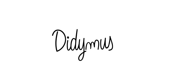 The best way (Angelique-Rose-font-FFP) to make a short signature is to pick only two or three words in your name. The name Didymus include a total of six letters. For converting this name. Didymus signature style 5 images and pictures png