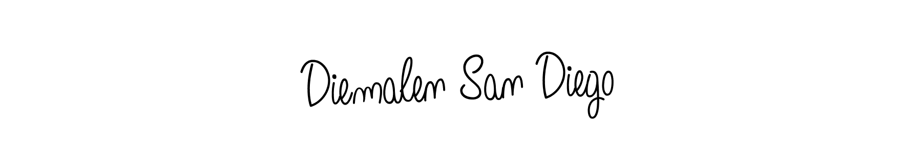 Make a beautiful signature design for name Diemalen San Diego. Use this online signature maker to create a handwritten signature for free. Diemalen San Diego signature style 5 images and pictures png