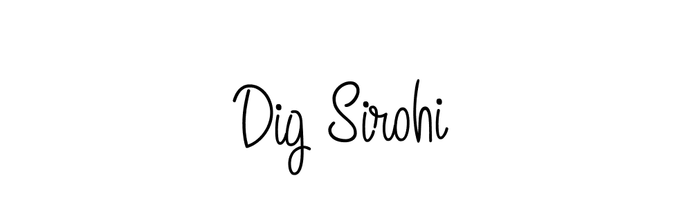 How to Draw Dig Sirohi signature style? Angelique-Rose-font-FFP is a latest design signature styles for name Dig Sirohi. Dig Sirohi signature style 5 images and pictures png