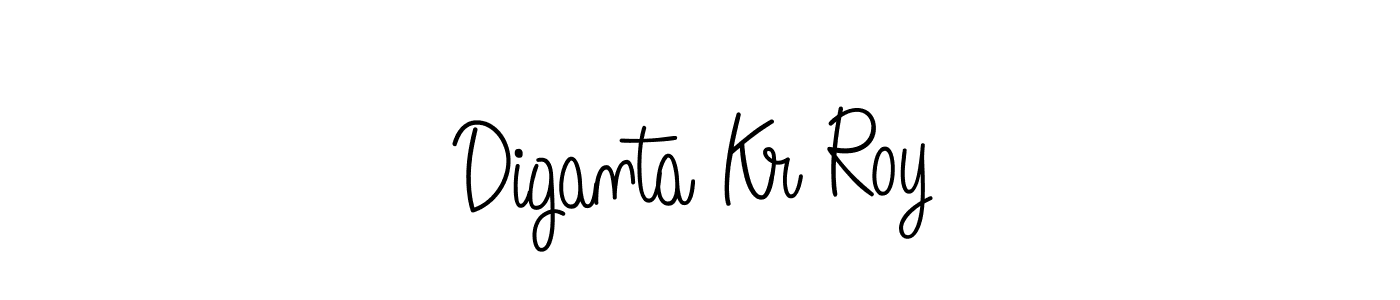 Make a beautiful signature design for name Diganta Kr Roy. Use this online signature maker to create a handwritten signature for free. Diganta Kr Roy signature style 5 images and pictures png