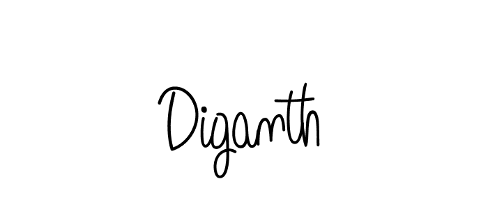 Make a beautiful signature design for name Diganth. Use this online signature maker to create a handwritten signature for free. Diganth signature style 5 images and pictures png