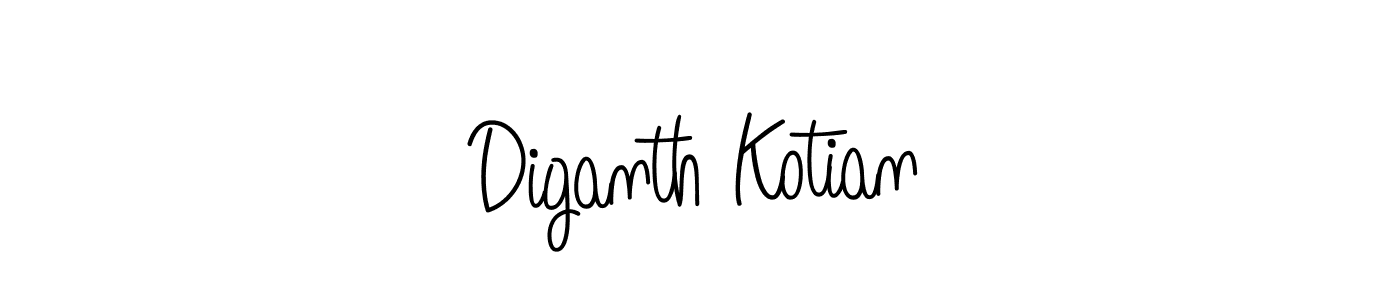 Similarly Angelique-Rose-font-FFP is the best handwritten signature design. Signature creator online .You can use it as an online autograph creator for name Diganth Kotian. Diganth Kotian signature style 5 images and pictures png