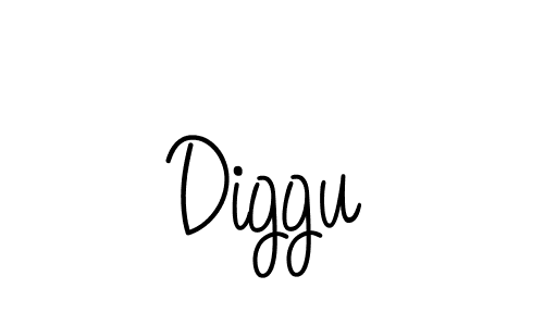 Use a signature maker to create a handwritten signature online. With this signature software, you can design (Angelique-Rose-font-FFP) your own signature for name Diggu. Diggu signature style 5 images and pictures png