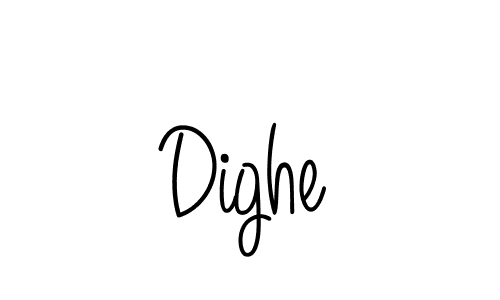 Make a beautiful signature design for name Dighe. Use this online signature maker to create a handwritten signature for free. Dighe signature style 5 images and pictures png