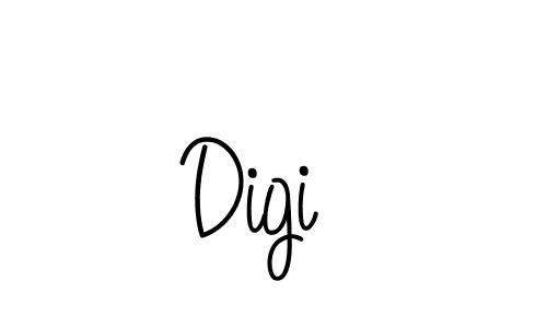 Design your own signature with our free online signature maker. With this signature software, you can create a handwritten (Angelique-Rose-font-FFP) signature for name Digi . Digi  signature style 5 images and pictures png
