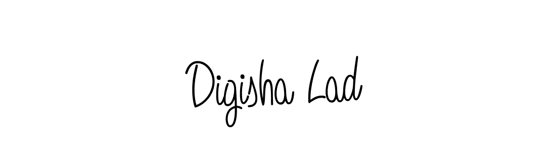 Create a beautiful signature design for name Digisha Lad. With this signature (Angelique-Rose-font-FFP) fonts, you can make a handwritten signature for free. Digisha Lad signature style 5 images and pictures png