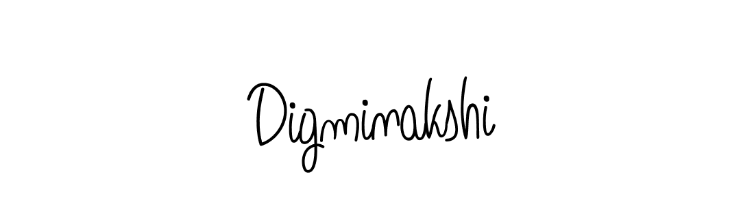 Design your own signature with our free online signature maker. With this signature software, you can create a handwritten (Angelique-Rose-font-FFP) signature for name Digminakshi. Digminakshi signature style 5 images and pictures png