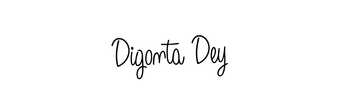 How to Draw Digonta Dey signature style? Angelique-Rose-font-FFP is a latest design signature styles for name Digonta Dey. Digonta Dey signature style 5 images and pictures png