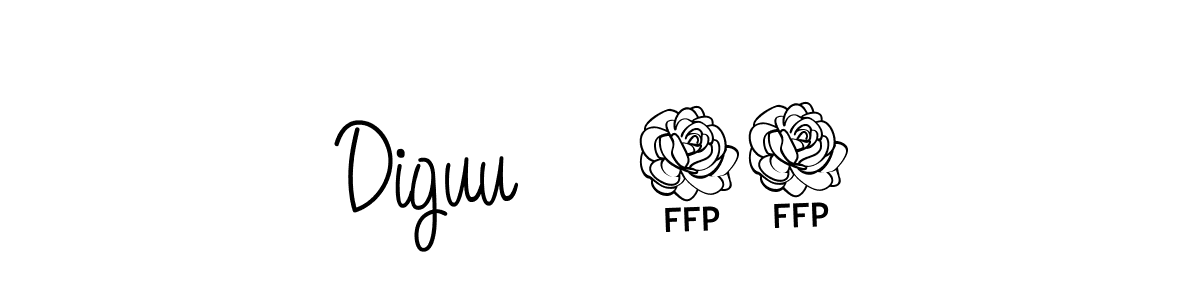 Design your own signature with our free online signature maker. With this signature software, you can create a handwritten (Angelique-Rose-font-FFP) signature for name Diguu ⚡ 94. Diguu ⚡ 94 signature style 5 images and pictures png