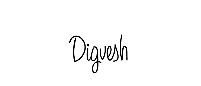 Use a signature maker to create a handwritten signature online. With this signature software, you can design (Angelique-Rose-font-FFP) your own signature for name Digvesh. Digvesh signature style 5 images and pictures png