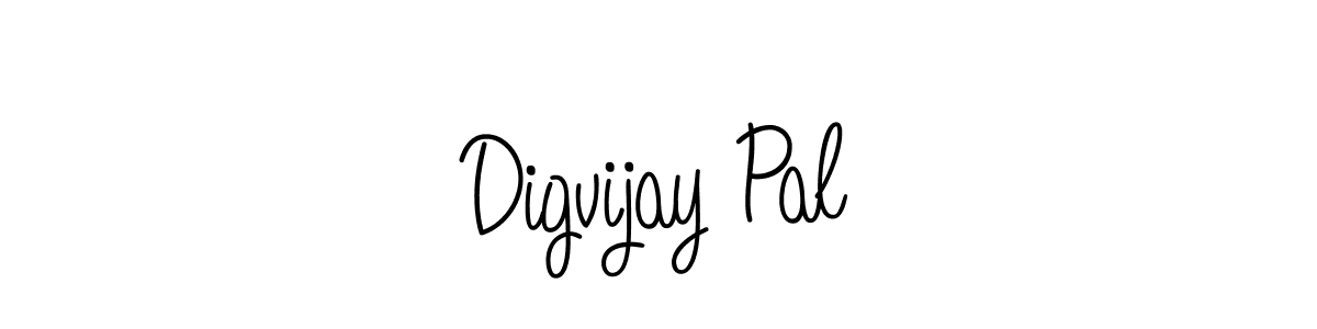 How to make Digvijay Pal name signature. Use Angelique-Rose-font-FFP style for creating short signs online. This is the latest handwritten sign. Digvijay Pal signature style 5 images and pictures png
