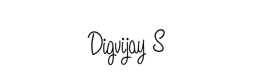 Digvijay S stylish signature style. Best Handwritten Sign (Angelique-Rose-font-FFP) for my name. Handwritten Signature Collection Ideas for my name Digvijay S. Digvijay S signature style 5 images and pictures png