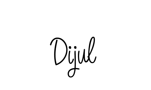 Best and Professional Signature Style for Dijul. Angelique-Rose-font-FFP Best Signature Style Collection. Dijul signature style 5 images and pictures png