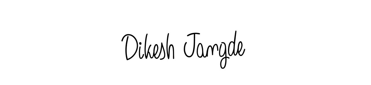How to make Dikesh Jangde signature? Angelique-Rose-font-FFP is a professional autograph style. Create handwritten signature for Dikesh Jangde name. Dikesh Jangde signature style 5 images and pictures png