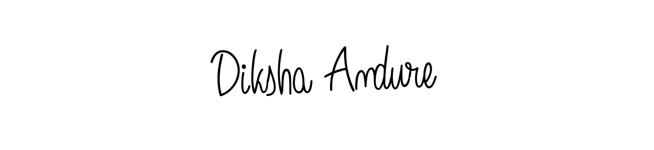 Once you've used our free online signature maker to create your best signature Angelique-Rose-font-FFP style, it's time to enjoy all of the benefits that Diksha Andure name signing documents. Diksha Andure signature style 5 images and pictures png