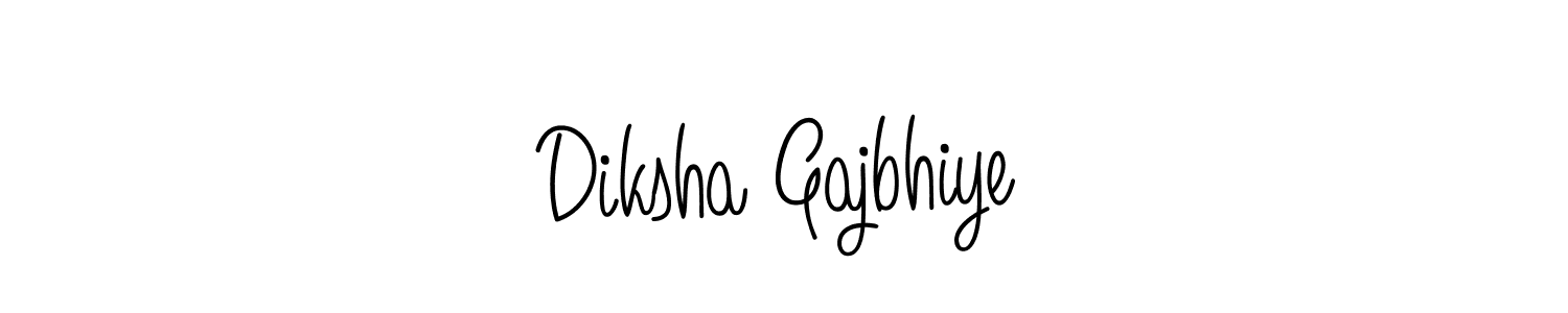 Use a signature maker to create a handwritten signature online. With this signature software, you can design (Angelique-Rose-font-FFP) your own signature for name Diksha Gajbhiye. Diksha Gajbhiye signature style 5 images and pictures png