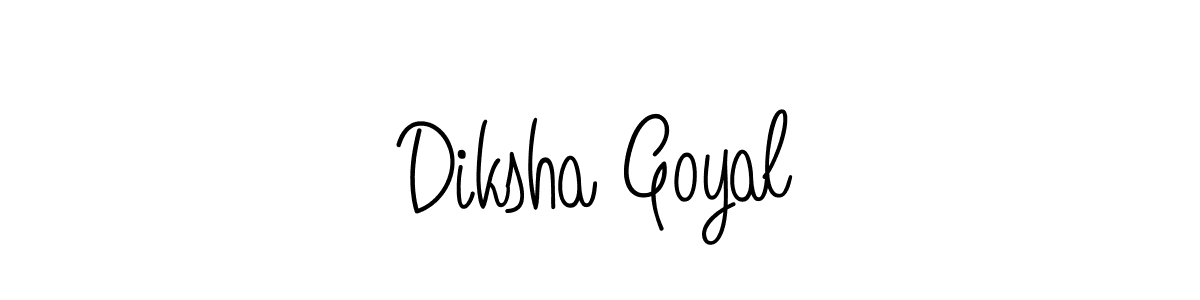 How to Draw Diksha Goyal signature style? Angelique-Rose-font-FFP is a latest design signature styles for name Diksha Goyal. Diksha Goyal signature style 5 images and pictures png
